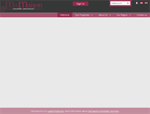 Tablet Screenshot of mamaison-immobilier.com